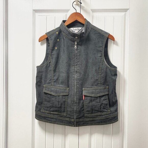 Vintage Kunio Collection by Kunio Sato Denim Vest – One Size - Picture 1 of 7